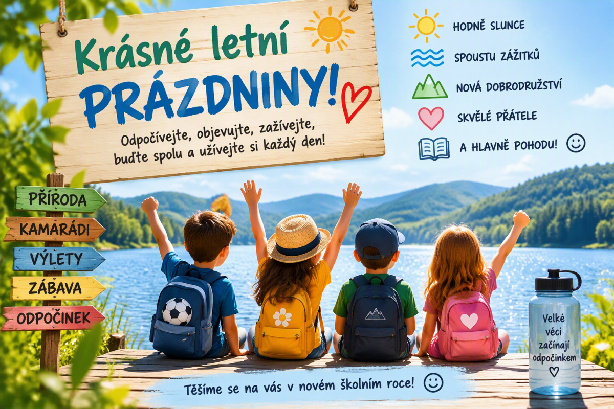 Featured image for “Krásné prázdniny a&nbsp;novinky pro příští školní rok”